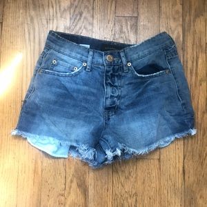 dark wash shorts
